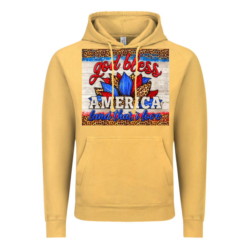 God Bless America Land That I Love Vintage Hoodie by HRA Design Shop | Teevron