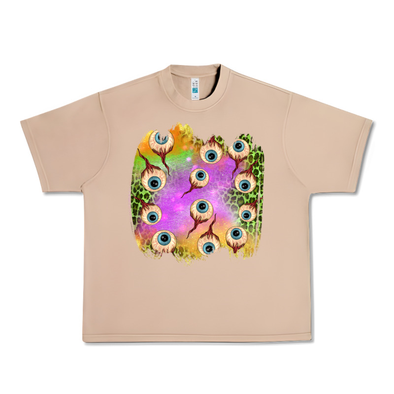 Eyes Leopard Halloween Patch Urban Heavy Tee by BundleAndBundleShop | Teevron