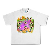 Lunar Rock eyes leopard halloween patch Urban Heavy Tee - BundleAndBundleShop