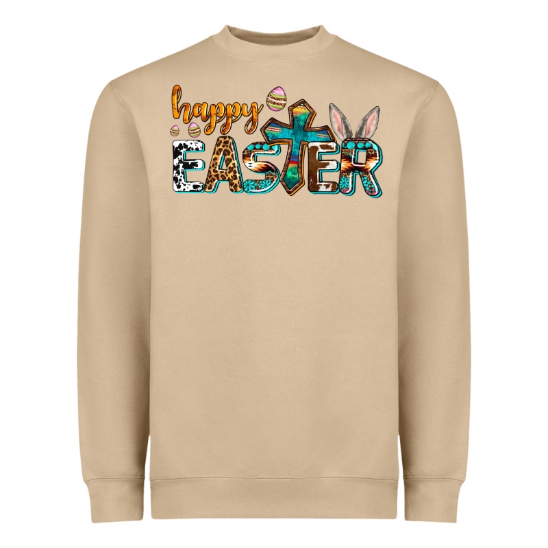 Western Happy Easter Heavyweight Sweatshirt by AdoDesignShop | Teevron