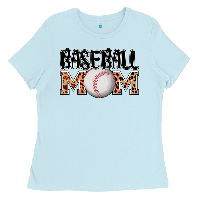 Baseball Mom Ladies Tee by AdoDesignShop | Teevron