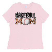 Bubblegum Pink baseball mom Ladies Tee - AdoDesignShop