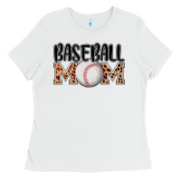 White baseball mom Ladies Tee - AdoDesignShop