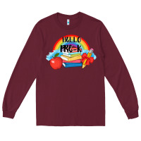 Burgundy back to school hello pre k Long Sleeve Tee - AdoDesignShop
