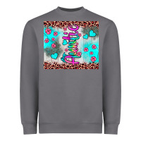 Storm auntie leopard turquoise Heavyweight Sweatshirt - JahusDesignShop