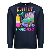 Navy rolling into kindergarten Premium Sweatshirt - BundleAndBundleShop
