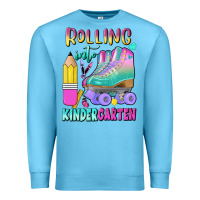Ocean Blue rolling into kindergarten Premium Sweatshirt - BundleAndBundleShop
