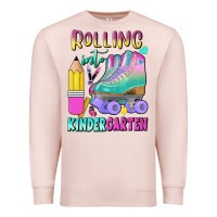 Pale Pink rolling into kindergarten Premium Sweatshirt - BundleAndBundleShop