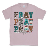 Lilac pray on it pray over it pray through it Classic Tee - Artiststas