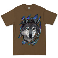Cacao Wolf scratch mark Premium Tee - RanaPortraitStore