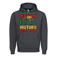 Smoke i am black history Zipper Hoodie - MaliasSmallBusiness