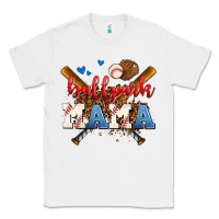 White ballpark mama Classic Tee - AdoDesignShop