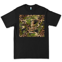 Black camouflage mama Premium Tee - BarkalooDesign