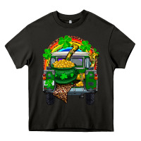 Asphalt st patricks day truck with pot of gold horseshoe a Heavy Core Tee - RanaPortraitStore