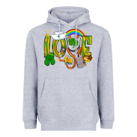 Heather Grey St. Patrick's Love Nurse Heavyweight Hoodie - BundleAndBundleShop