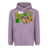 Lavender St. Patrick's Love Nurse Heavyweight Hoodie - BundleAndBundleShop