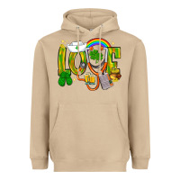 Mushroom St. Patrick's Love Nurse Heavyweight Hoodie - BundleAndBundleShop