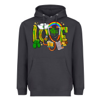 Smoke St. Patrick's Love Nurse Heavyweight Hoodie - BundleAndBundleShop