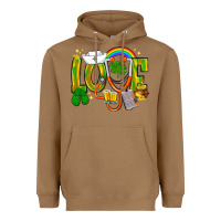 Toasted Coconut St. Patrick's Love Nurse Heavyweight Hoodie - BundleAndBundleShop