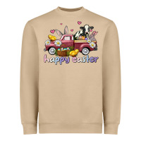 Mushroom happy easter trucks Heavyweight Sweatshirt - AdoDesignShop