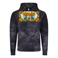 Cloud Black american mason jar sunflower license plate Vintage Hoodie - HRA Design Shop