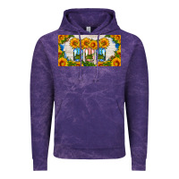 Cloud Purple american mason jar sunflower license plate Vintage Hoodie - HRA Design Shop