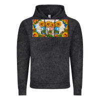 Vintage Black american mason jar sunflower license plate Vintage Hoodie - HRA Design Shop