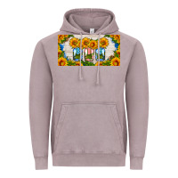 Vintage Zinc american mason jar sunflower license plate Vintage Hoodie - HRA Design Shop