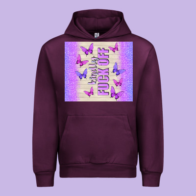 Kindly Fuck Off Urban Hoodie Designed By Tumblerdesignbyshophia