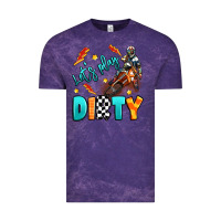 Cloud Purple let's play dirty Vintage Tee - Artiststas