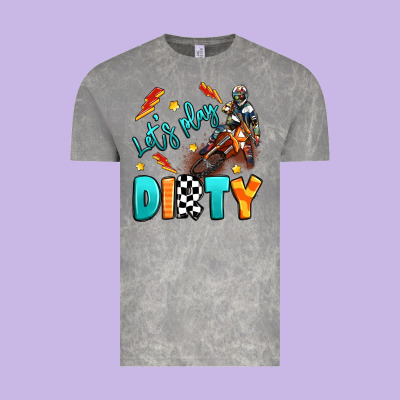 Let's Play Dirty Vintage Tee Designed By Artiststas