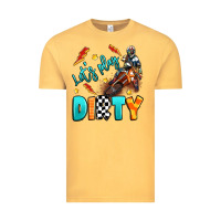 Vintage Mustard let's play dirty Vintage Tee - Artiststas