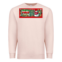 Pale Pink christmas vibes only Premium Sweatshirt - BundleAndBundleShop
