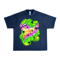 Navy star halloween patch Urban Heavy Tee - BundleAndBundleShop