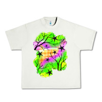 Pistachio star halloween patch Urban Heavy Tee - BundleAndBundleShop