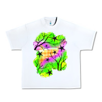 White star halloween patch Urban Heavy Tee - BundleAndBundleShop