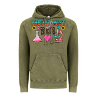 Vintage Olive phlebotomist tech Vintage Hoodie - CowhideDigitalArt