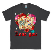 Smoke love you playing cards roses and pearls Classic Tee - AdoDesignShop