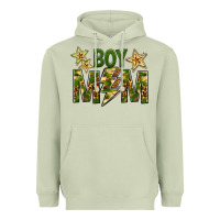 Matcha Boy Mom Heavyweight Hoodie - BundleAndBundleShop