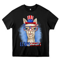 Black llamerica Heavy Core Tee - RanaPortraitStore