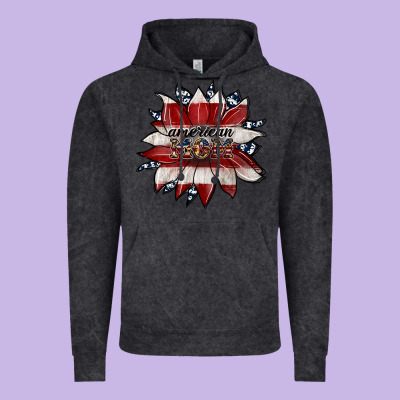 American Mom Vintage Hoodie Designed By Jahusdesignshop
