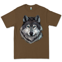 Cacao Wolf Premium Tee - RanaPortraitStore