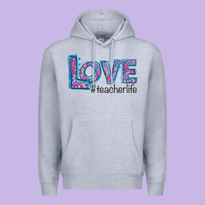 Love Teacher Life Premium Hoodie Designed By Bettercallsaul