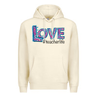 Sandshell Love Teacher Life Premium Hoodie - Bettercallsaul