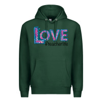 Sports Green Love Teacher Life Premium Hoodie - Bettercallsaul