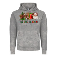 Cloud Rock Tis The Season Christmas With Football And Santa Vintage Hoodie - FaDigitalArtStudio