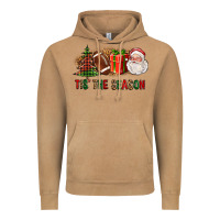 Vintage Camel Tis The Season Christmas With Football And Santa Vintage Hoodie - FaDigitalArtStudio