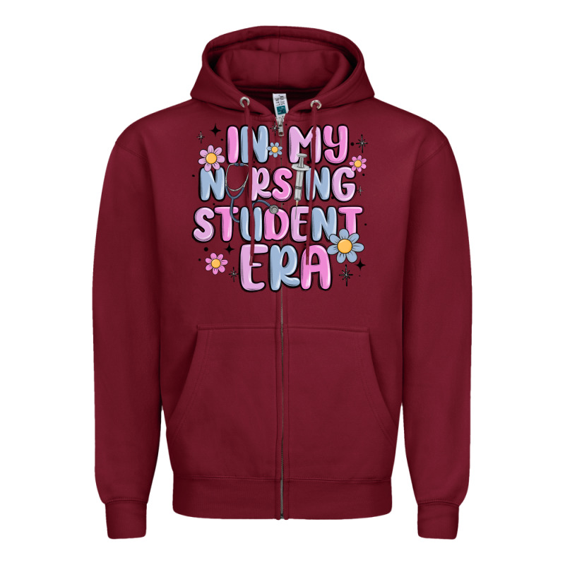 In My Nursing Student Era Zipper Hoodie by MaliasSmallBusiness | Teevron