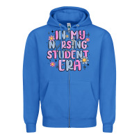 True Royal in my nursing student era Zipper Hoodie - MaliasSmallBusiness