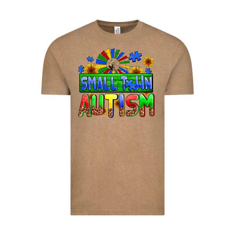 Small Town Autism Vintage Tee by AdoDesignShop | Teevron